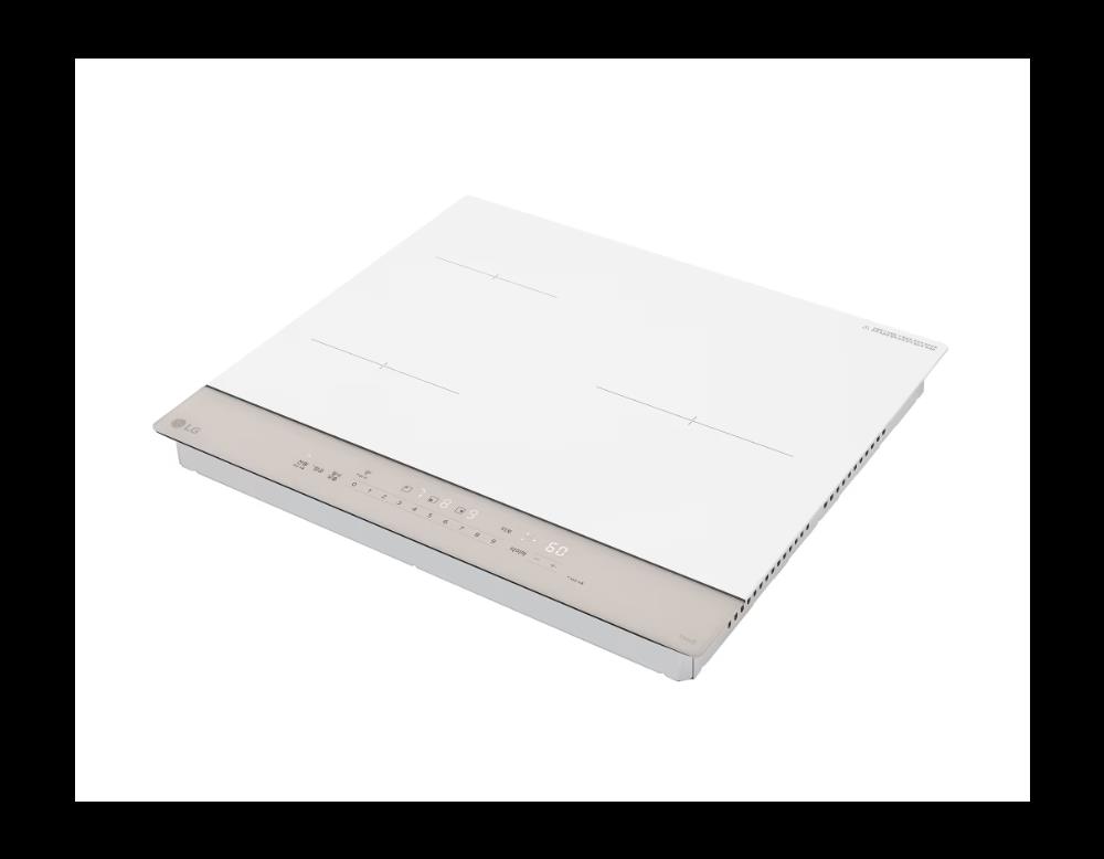 [LG전자] DIOS(디오스) 전기레인지 오브제컬렉션 인덕션 3구 프리스탠딩 [화이트/BEI3WBQLO]