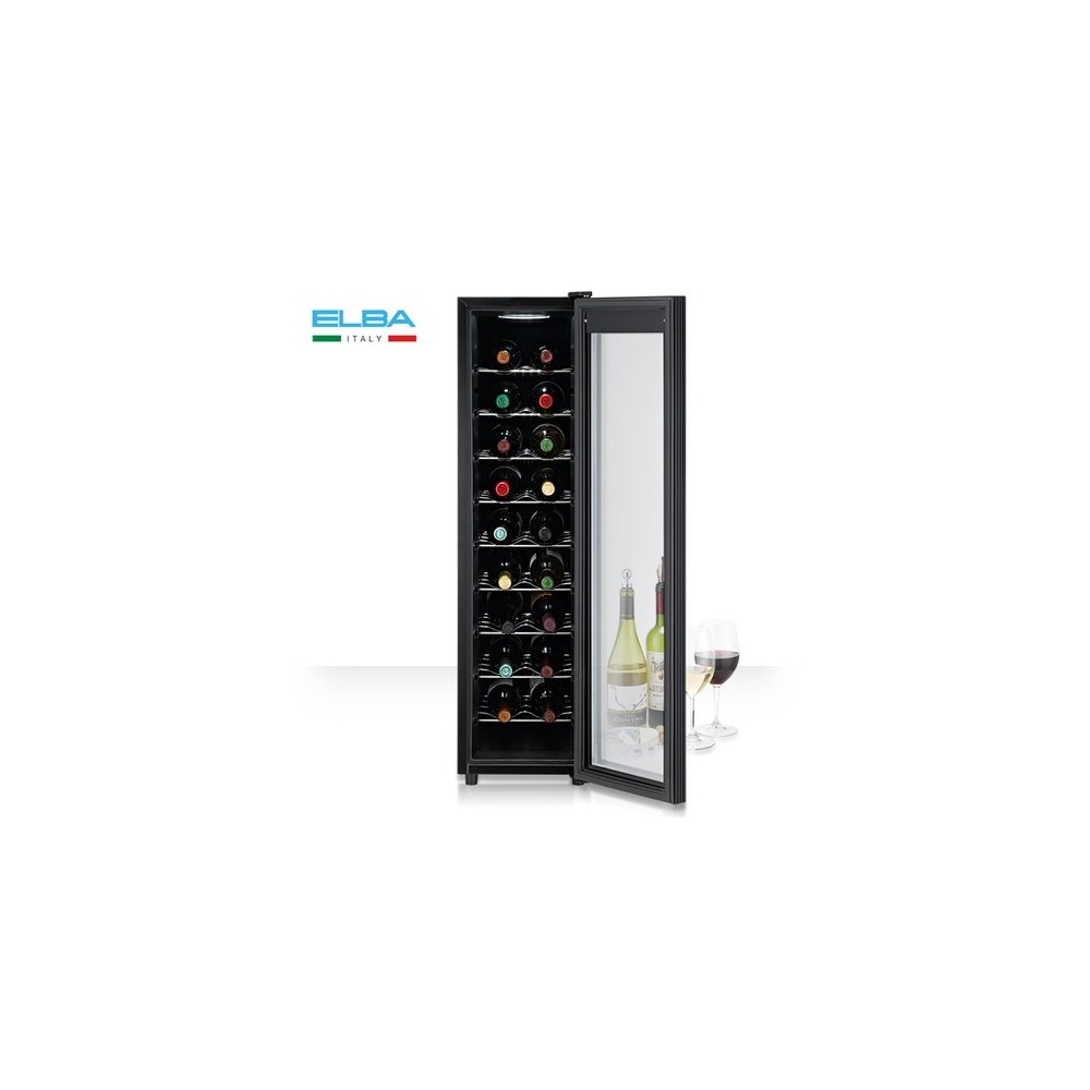 [엘바] 슬림 와인셀러 블랙 EW60T18 (60L/18병)
