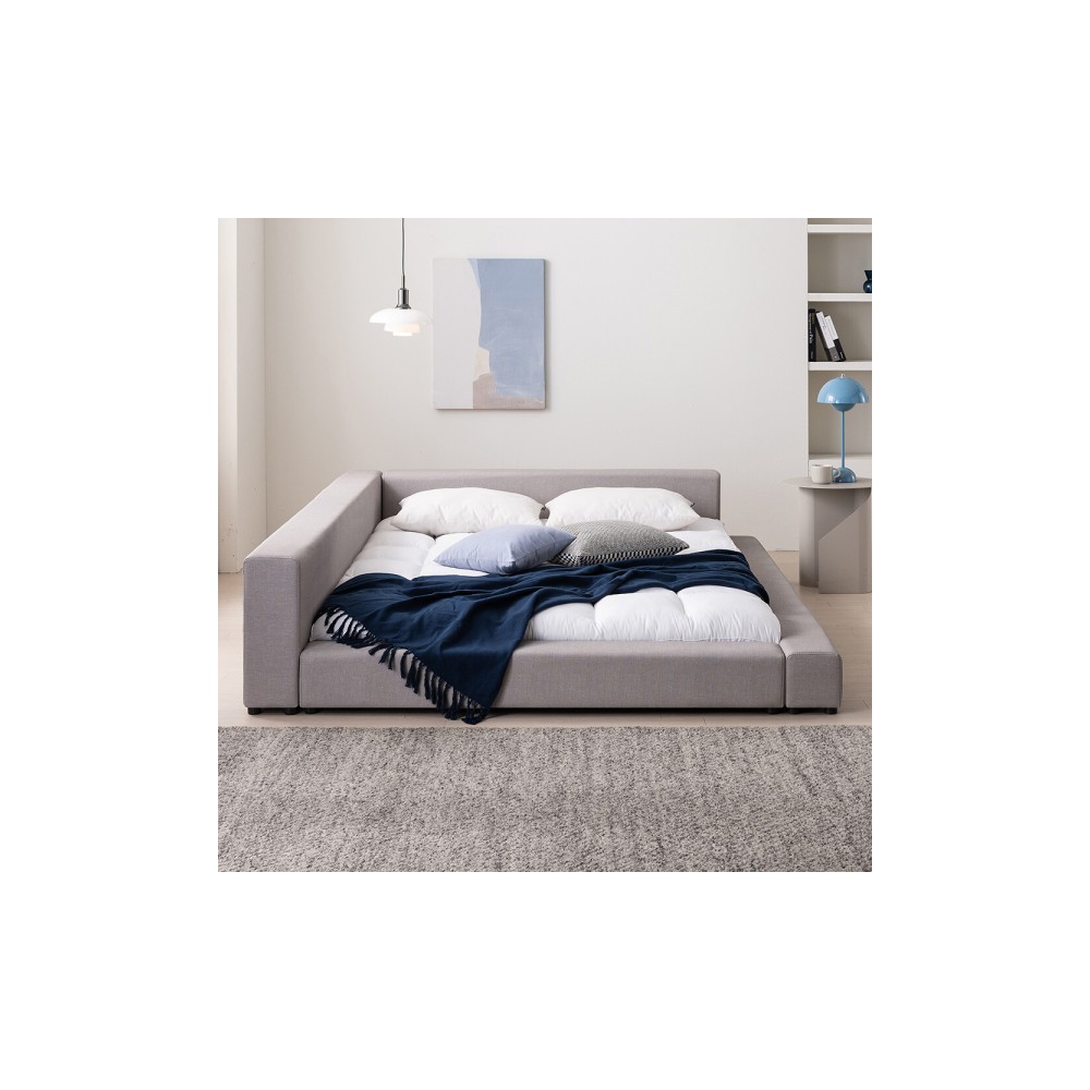 아씨방가구 저상형 침대 슈퍼싱글/퀸 (매트리스추가)