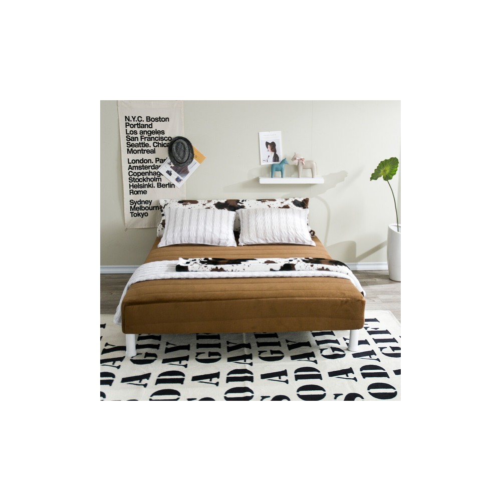 홈잡스 단면 매트리스 퀸 침대 발통무료