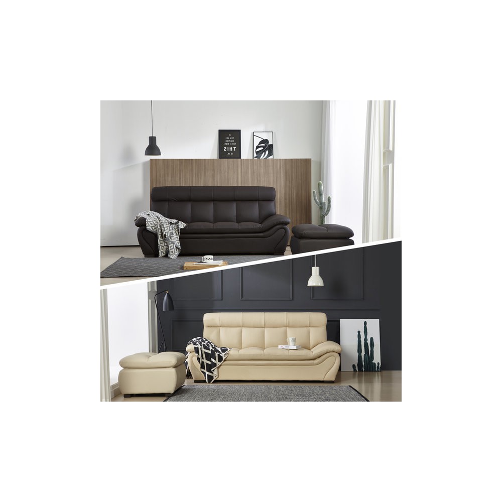 플로바움 프린스 3인용 쇼파 펜션 사무실 미용실 학교 소파 베개가 필요 없는 편안함