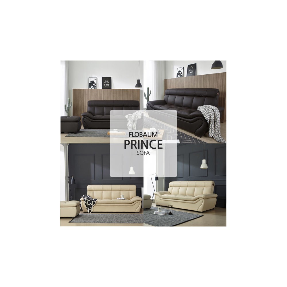 플로바움 프린스 3인용 쇼파 펜션 사무실 미용실 학교 소파 베개가 필요 없는 편안함