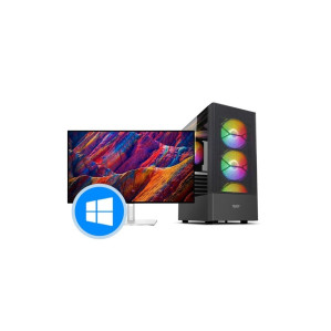 (포유컴퓨터)FORYOUCOM 7500F_GTX 1660 Super 윈도우 + 모니터 포함 조립PC 컴퓨터 데스크탑