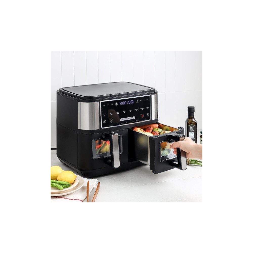 듀얼 스텐 에어프라이어 반반에어프라이어 JK