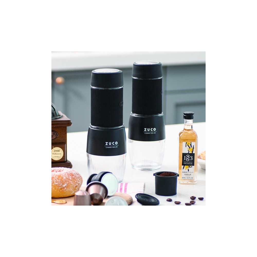 2in1 휴대용 캠핑용 에스프레소머신 ZCC