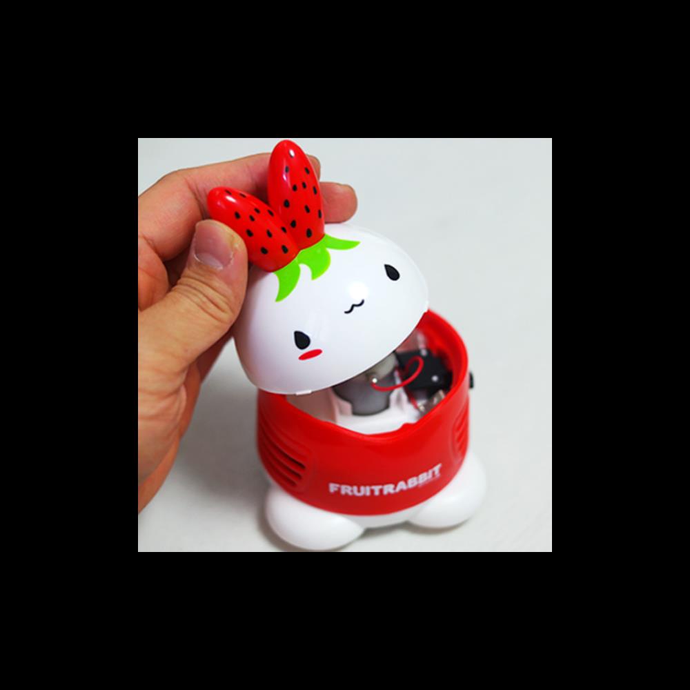 과일토끼 데스크 미니 전동 어린이 청소기 탁상용