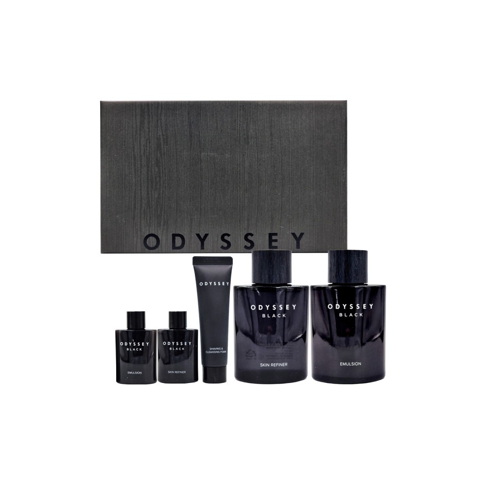 오딧세이 블랙 스페셜 2종세트 기획세트+블랙 스킨 리파이너30ml x3개+블랙 에멀전30ml x3개 증정