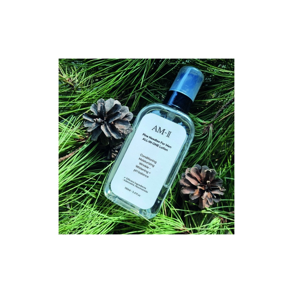 솔잎 올인원 남자 스킨로션 160ml 남성 애프터쉐이브 진정 수분 쿨링 피부관리 에센스 생일선물 화장품