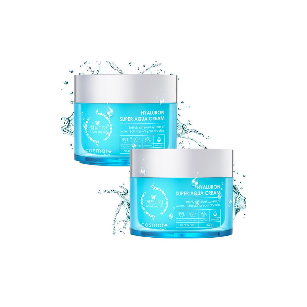 히아루론 수분크림 200g 1+1 / 대용량 수분 보습 진정 미백 주름개선 화장품