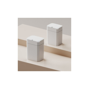 OLLY 1+1 자동센서 스마트 휴지통 대용량 가정용 화장실 음식물 냄새차단 종량제 쓰레기통 12L/16L