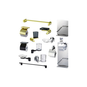 욕실 악세사리세트 4품 휴지걸이 수건걸이 잡지꽂이