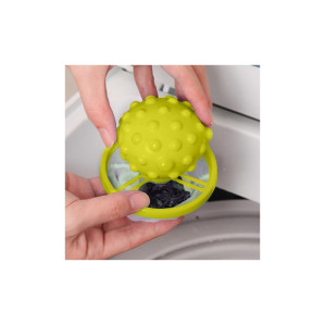 돌기형 세탁기 먼지 거름망(옐로우)