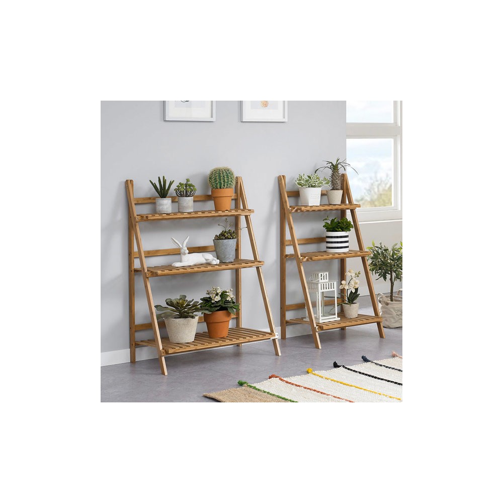 원목 화분 다용도 받침대 700 거실 베란다 진열대 선반 정리대 다이 거치대 다육이 화분대 3단 선반대