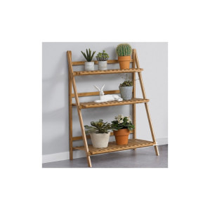원목 화분 다용도 받침대 700 거실 베란다 진열대 선반 정리대 다이 거치대 다육이 화분대 3단 선반대