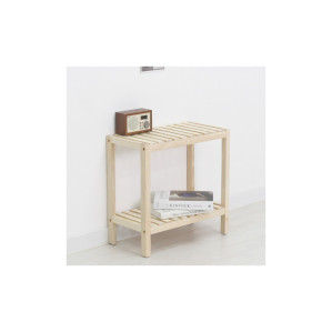 원목 신발장 선반 수납장 2단500 신발정리대 옹이없는 100% 프리미엄 원목소재