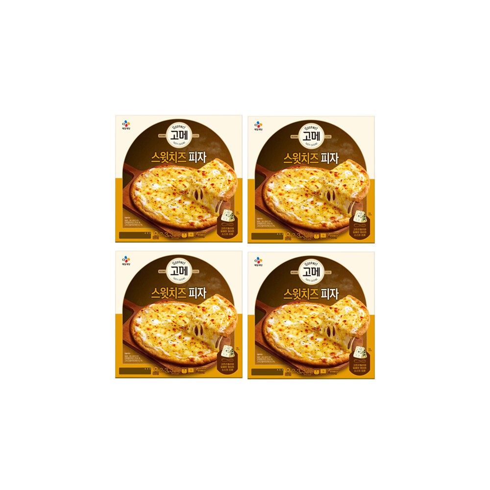 고메 스윗치즈 피자 325G x4개