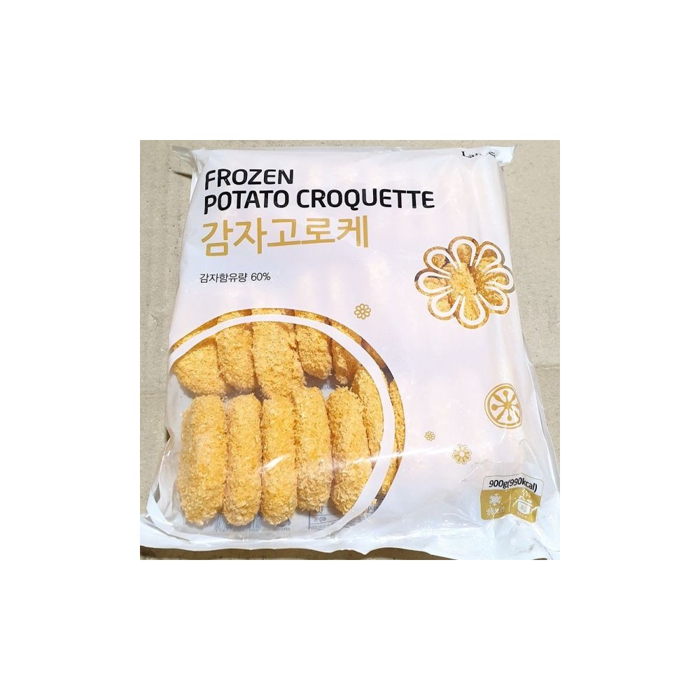 랜시푸드 감자고로케(30g x30개)/냉동간식고로케/크로켓/고르케/냉동고로케/간편조리고로케/간편조리크로켓