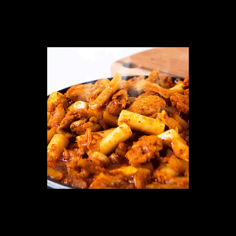 강명희 춘천 국물닭갈비 3kg 5~6인분 떡/야채/소스 포함