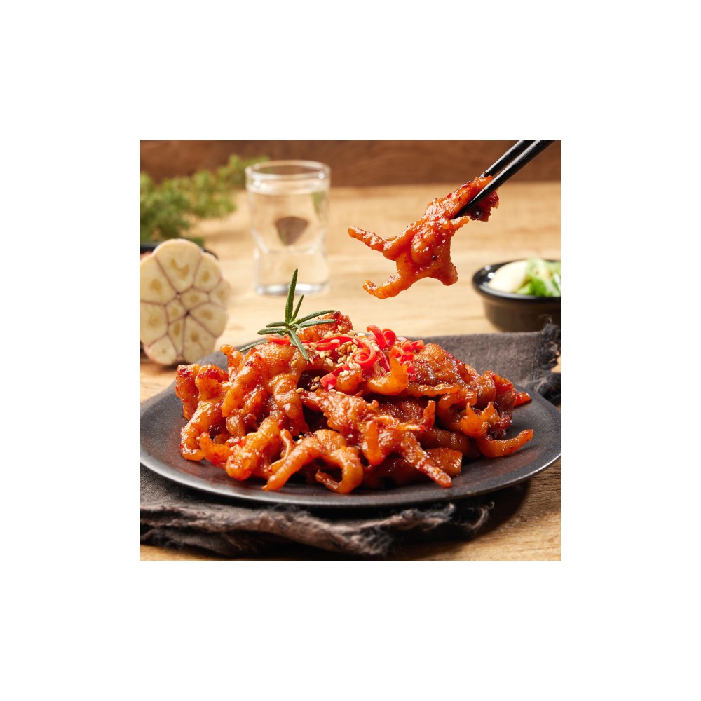 안주네 매운 양념 무뼈닭발 국내산 신선육 술 안주 캠핑 밀키트 닭발요리 포차 300g+300g