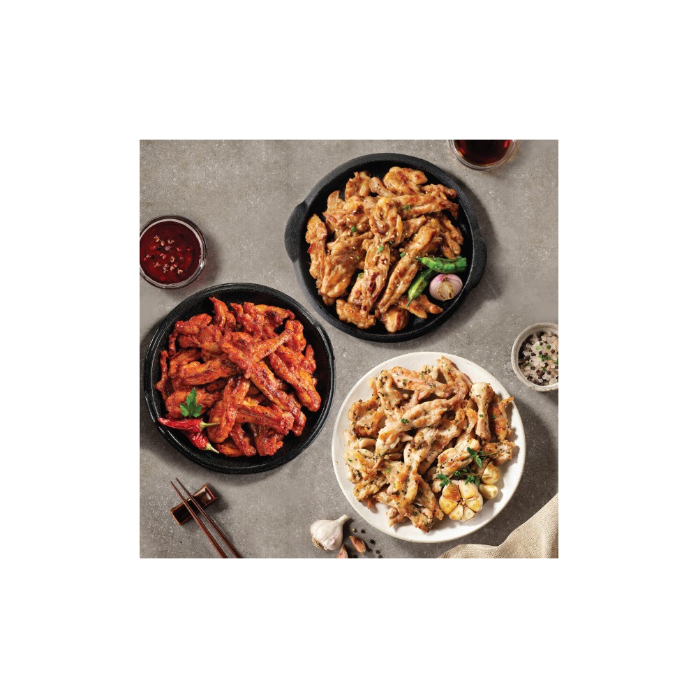 쉐프컬렉션 닭목살구이 3종 5개 골라담기 (소금/간장/마라) (200gX5팩)(신세계푸드 중복쿠폰 할인)